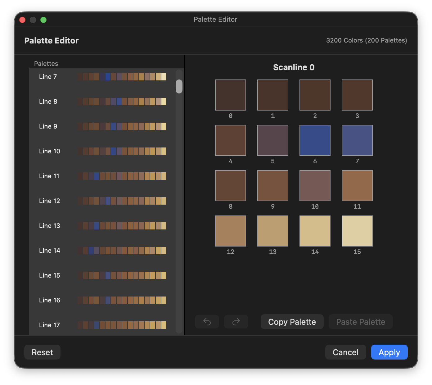 Palette Editor