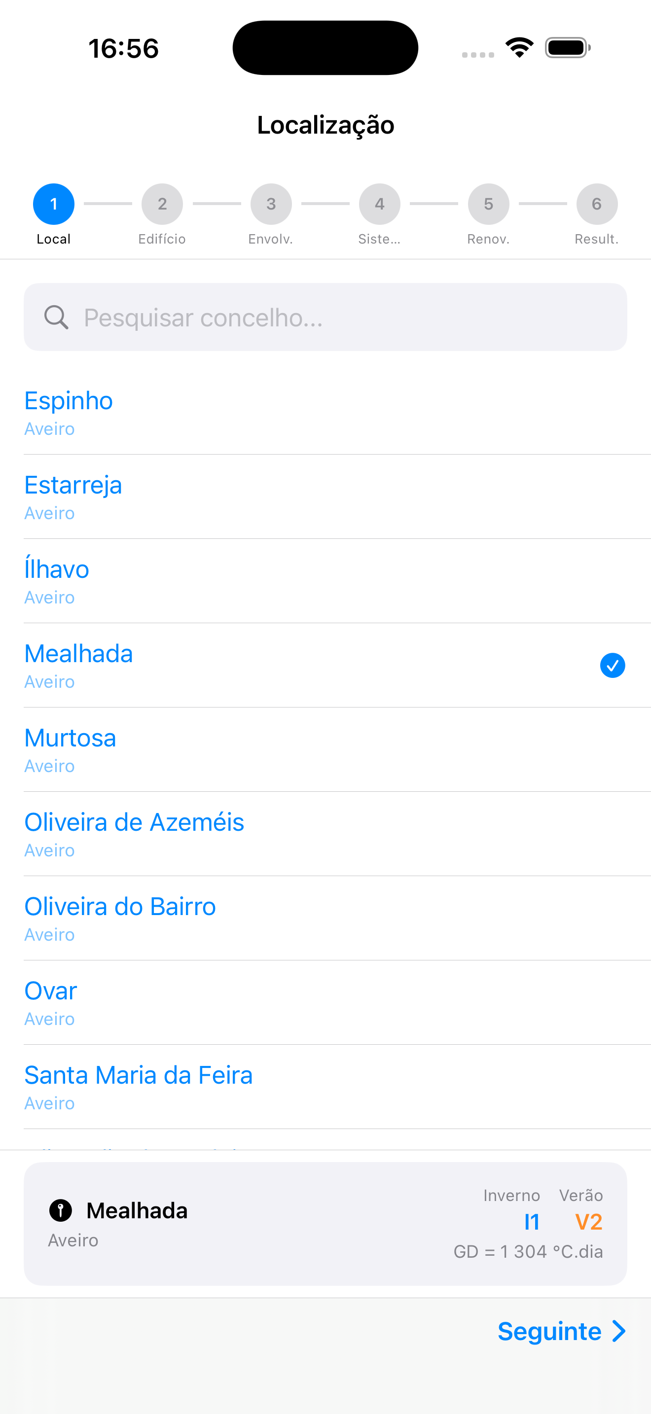 Passo 1 — Localização