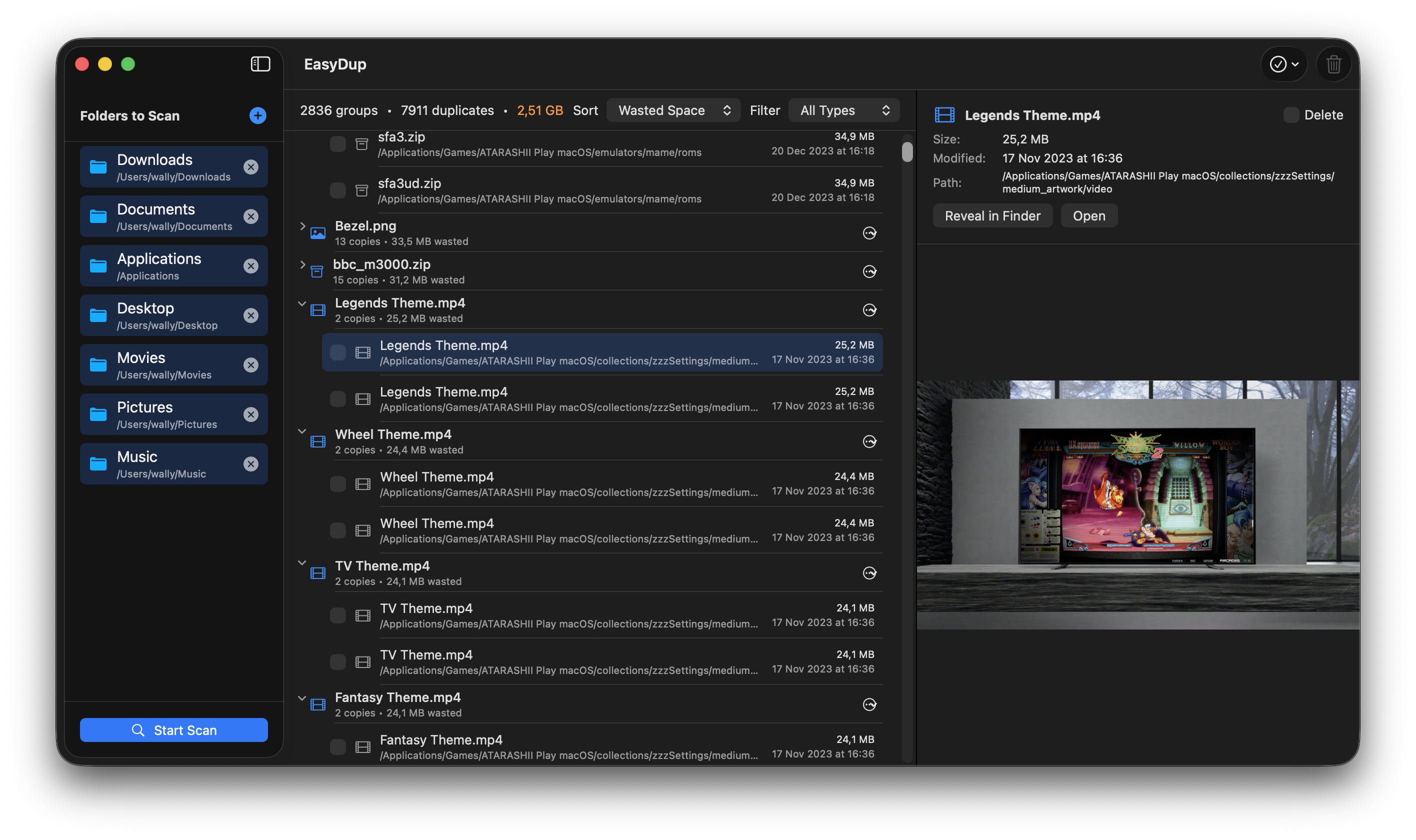 EasyDup Main Interface