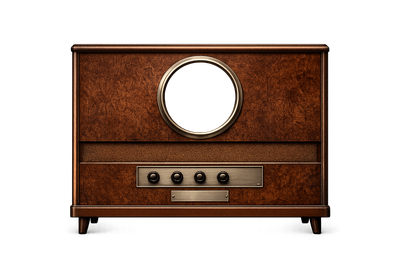 1939 B&W console TV