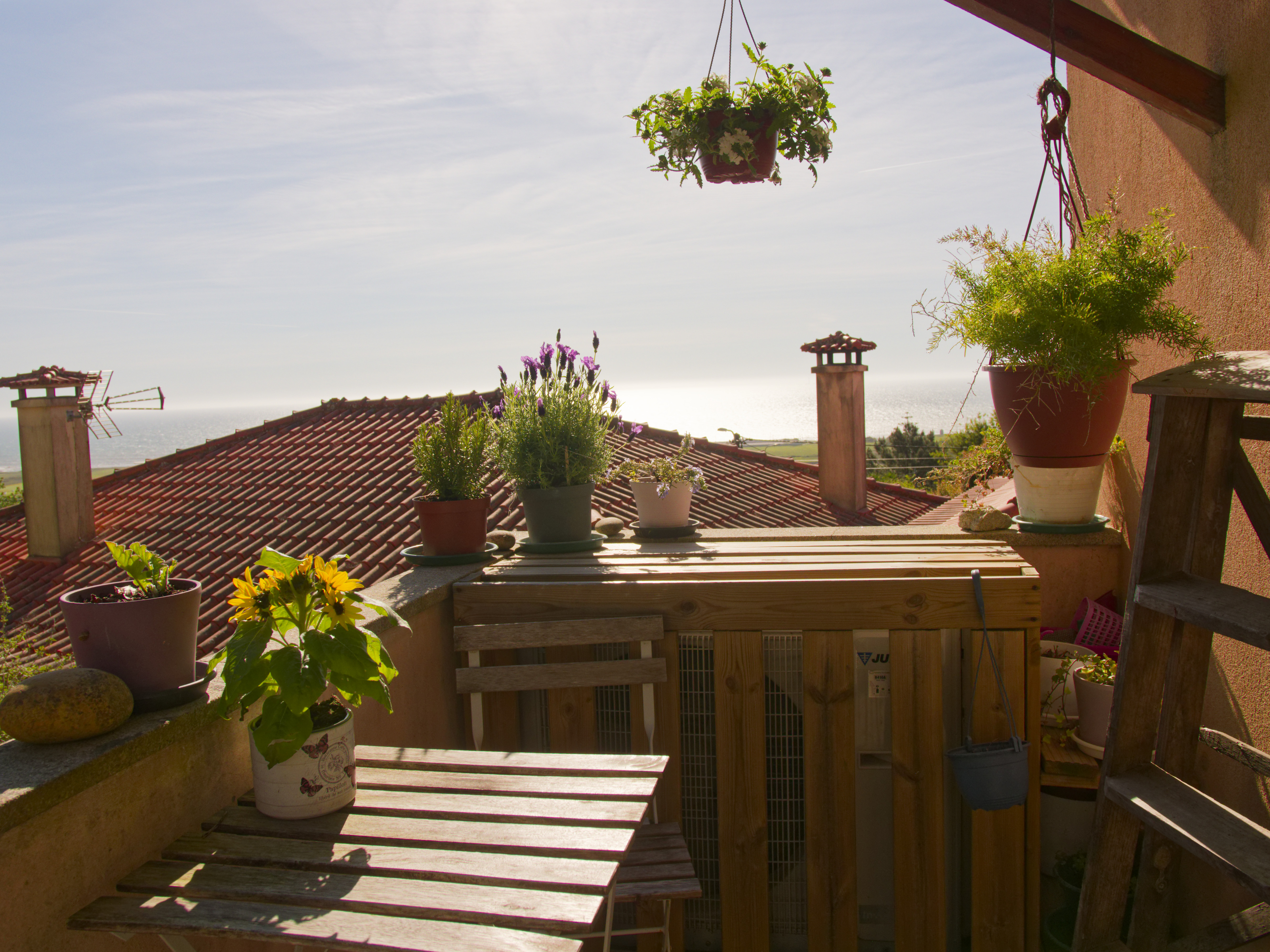 Terraço ao amanhecer